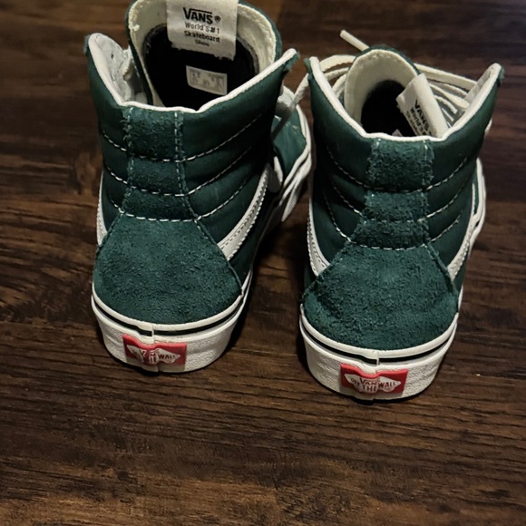 Vans Forest Green High-Tops with White Details - Picture 8 of 12